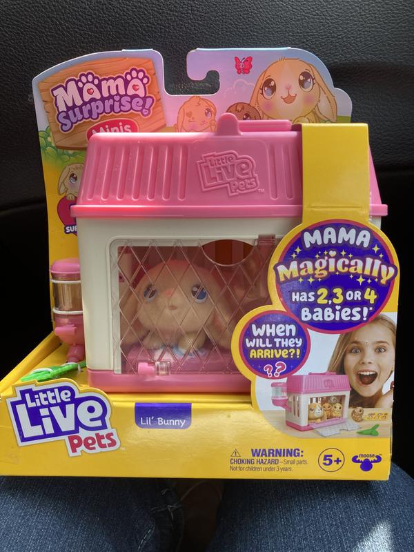 Little Live Pets Mama Surprise S2 Mini Playset Lil Bunny