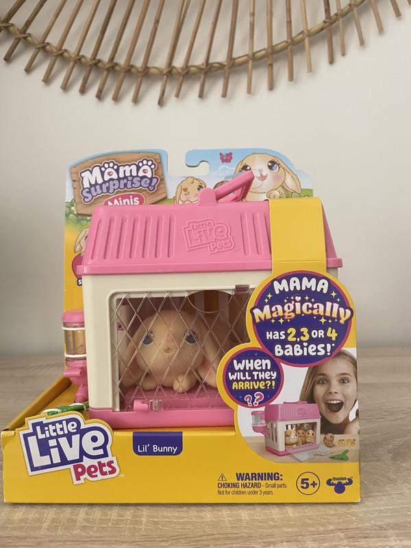 Little Live Pets Lil' Bunny Mini Mama Surprise Playset, 1 ct