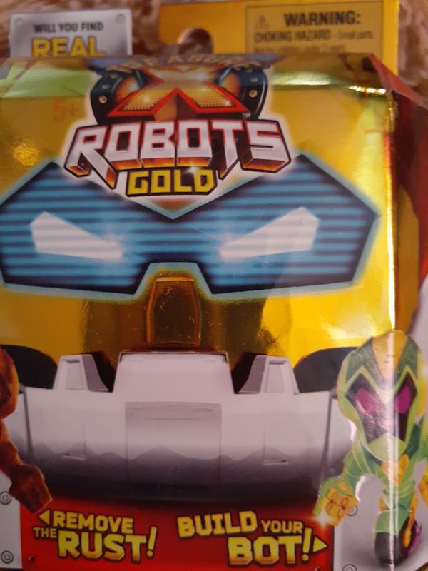 Treasure X Robots Gold - Mini Robots To Discover. Remove The Rust, Build  Your Bot, 16 To Collect. Will You Find Real Gold Dipped Treasure?, Boys,  Toys