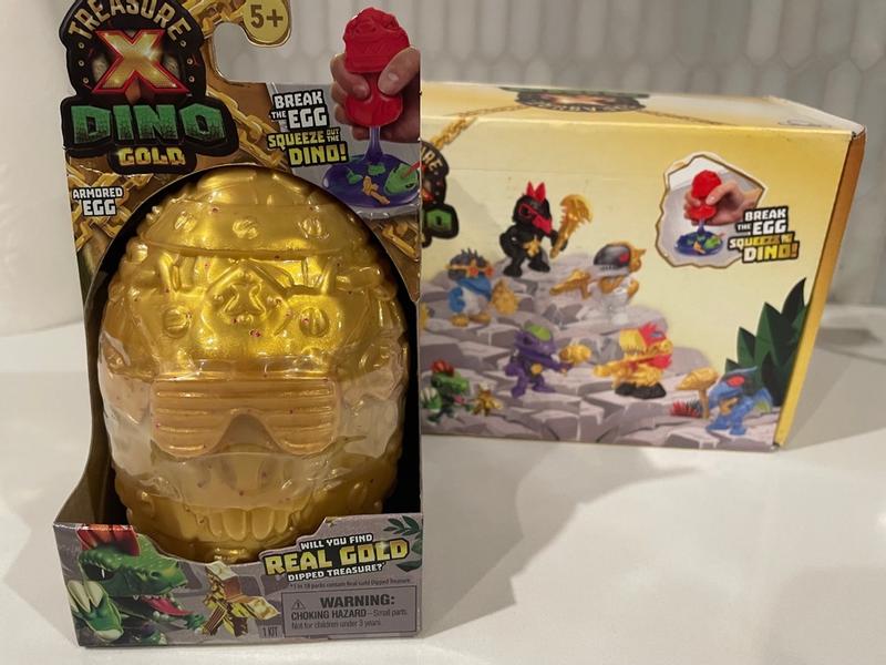 Treasure X Dino Gold Armored Egg Pk