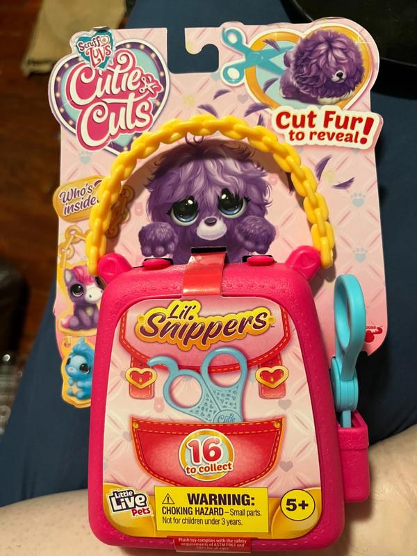 Scruff-a-Luvs Cutie Cuts Lil' Snippers - Plush Rescue Pet With Backpack