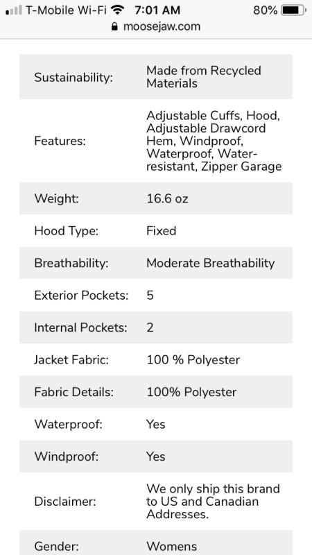 Photo submitted with review of product