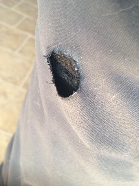 Photo submitted with review of product