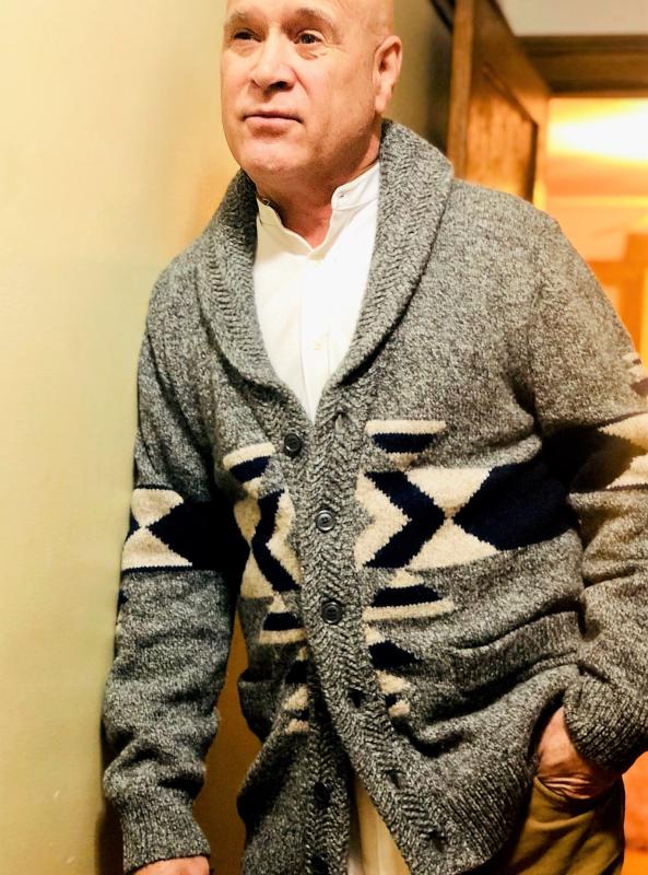 southwest style cardigan