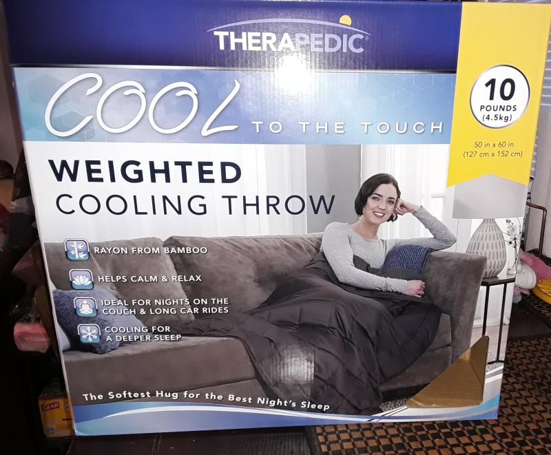 Therapedic Reversible Weighted Cooling Throw Bed Bath and Beyond Canada