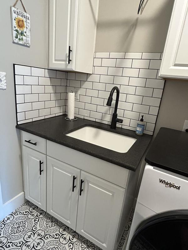 Medford Acrylic Undermount Laundry Sink | Signature Hardware