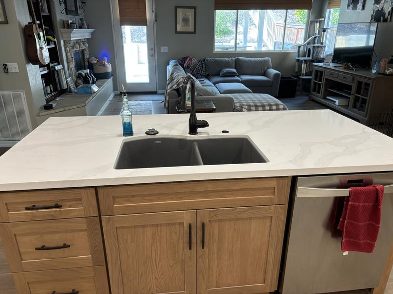 BLANCO Diamond Undermount Silgranit Double Bowl Kitchen Sink