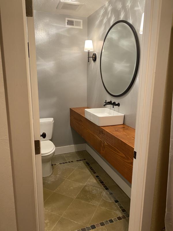 Hibiscus White Rectangular Fireclay Vessel Sink | Signature Hardware