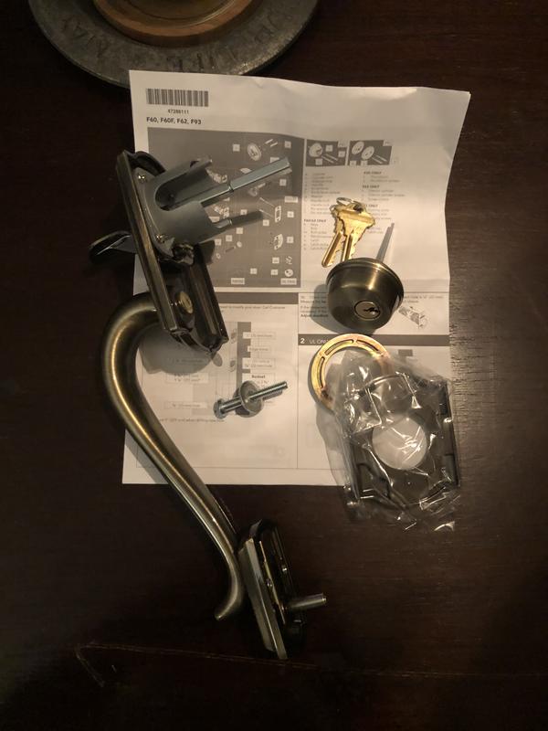 Schlage F59ACC716CAMLH Accent Left Handed Single Cylinder
