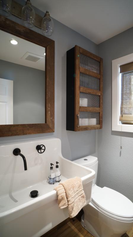 Small Bathroom with Kohler sink