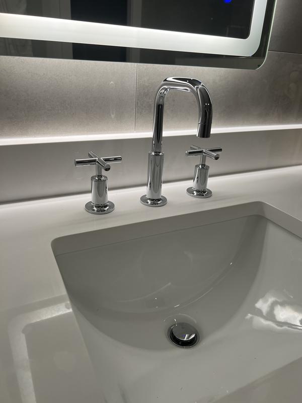 Kohler K-14406-3-BV Purist 1.2 GPM Widespread Bathroom | Build.com