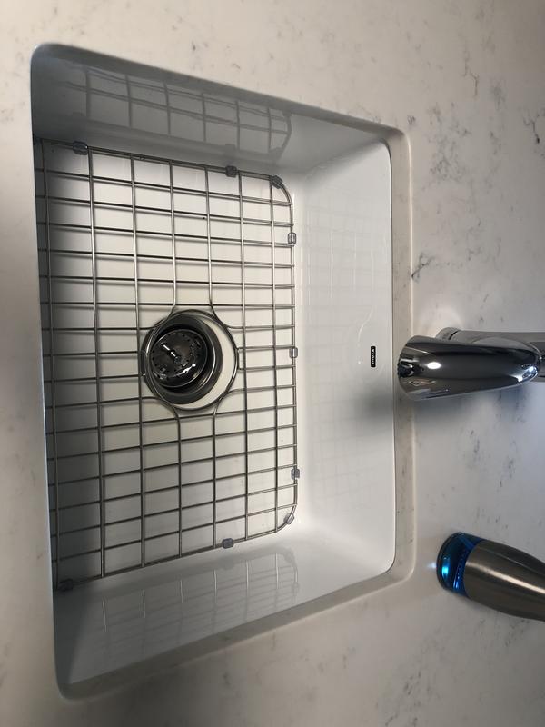 GRID - 33 stainless steel sink grid - center drain (GR-5AS33) – Create  Good Sinks