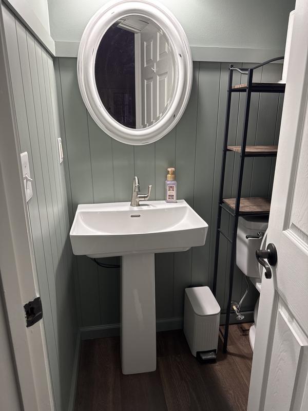 Lavabo De Barro Signature Hardware Hibiscus 20” – Elegancia Artesanal Para Tu Baño (blanco, Tipo Vessel)