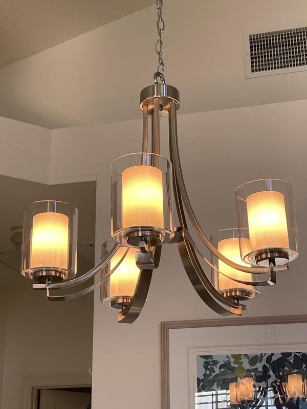 Parsons studio 5 light outlet chandelier