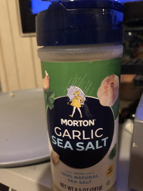 Morton® Garlic Sea Salt 8.5 oz. Shaker