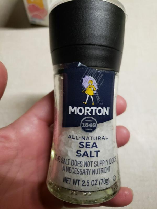 Morton® Sea Salt Refillable Grinder, 2.5 oz - Kroger