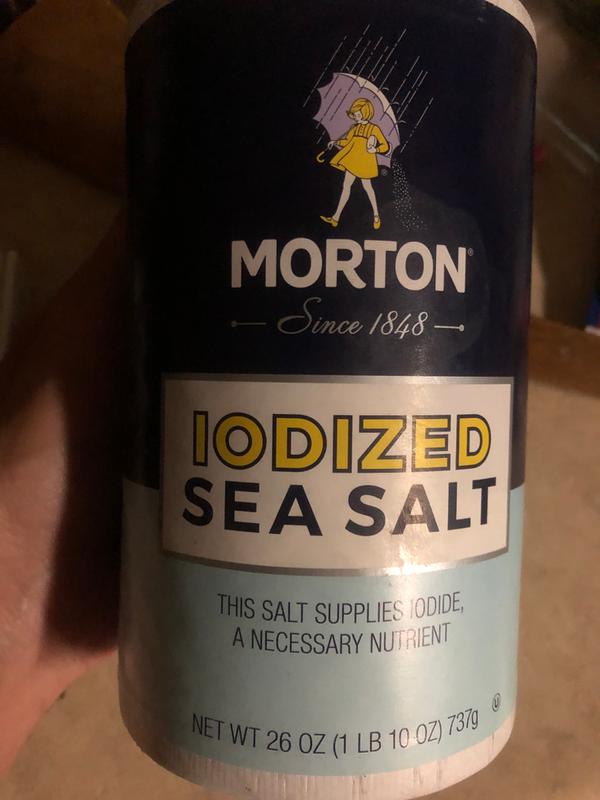 Morton Iodized Sea Salt - 26oz : Target