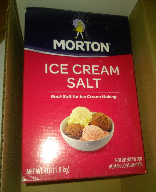 Morton Ice Cream Salt, 4 lbs