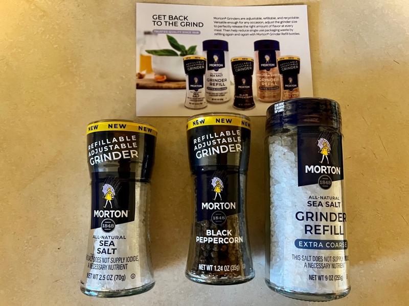 McCormick Grinders Sea Salt Grinder, 6.1 oz with McCormick Black Peppercorn  Grinder, 2.5 oz