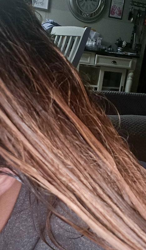 Applied to damp hair
