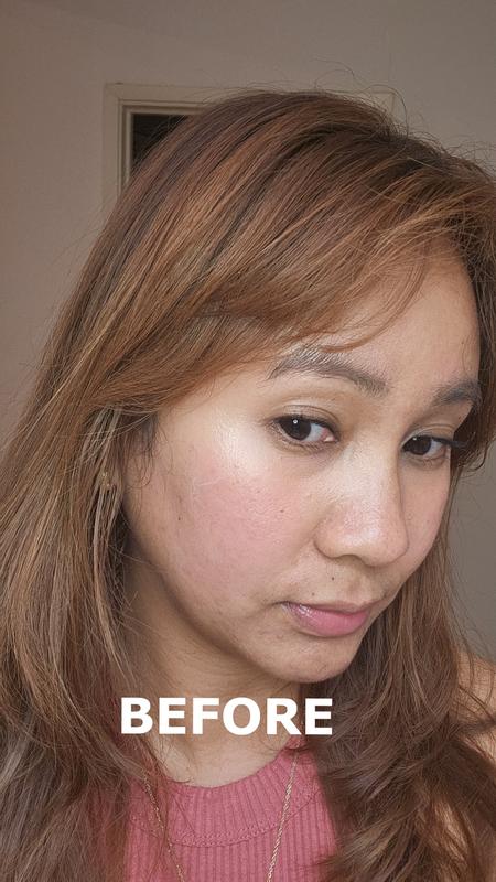My hair before was brassy, and highlights looked orange