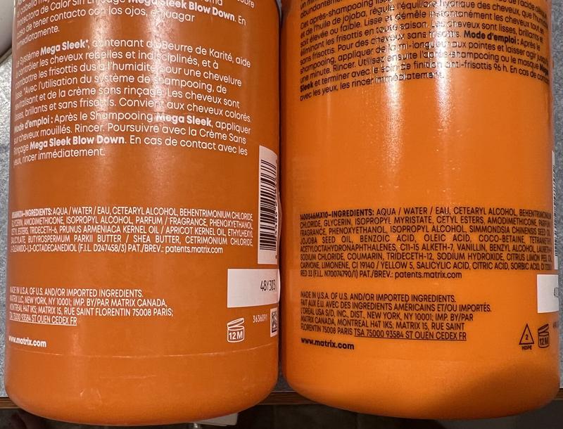 Left is the original product, and right is the updated product
