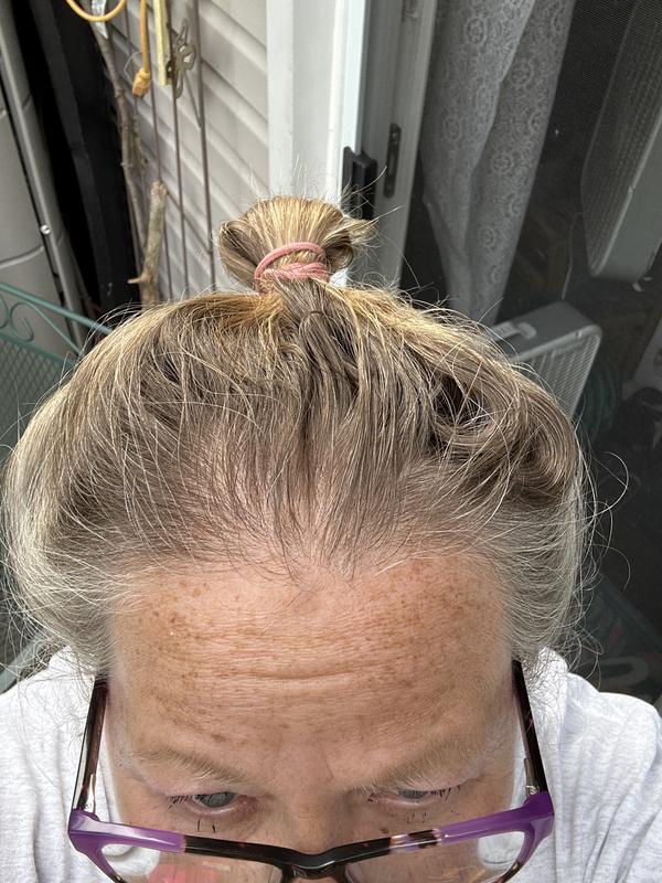 Hair feels gummy 1 day later.