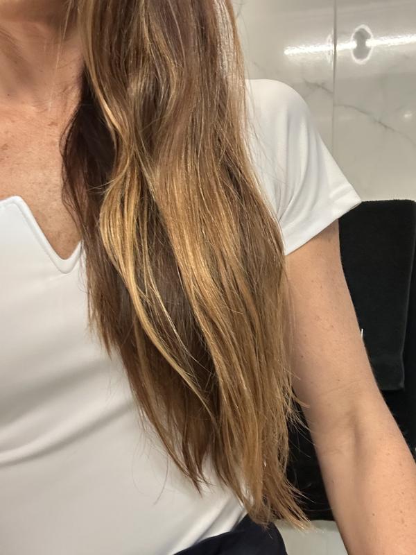 After (clean, smooth, volume and less damage)