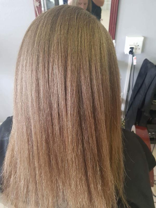 Just dried with fingers and hairdryer