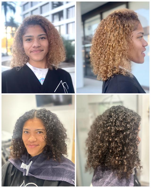 Virgin Brunette to Honey Blonde