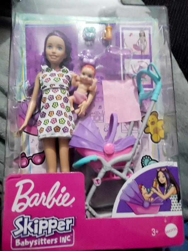 Barbie Skipper Babysitters Inc. Doll and Stroller Playset Macy s