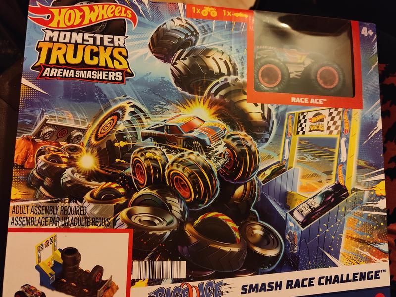 Hot Wheels Monster Trucks Smash Race Challenge One Size