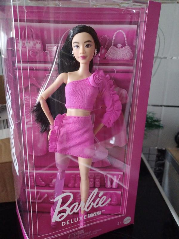 Barbie Deluxe Style #2 Doll in Pink Barbiecore Top and Skirt