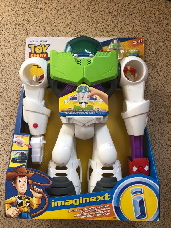 imaginext disney pixar toy story buzz lightyear robot