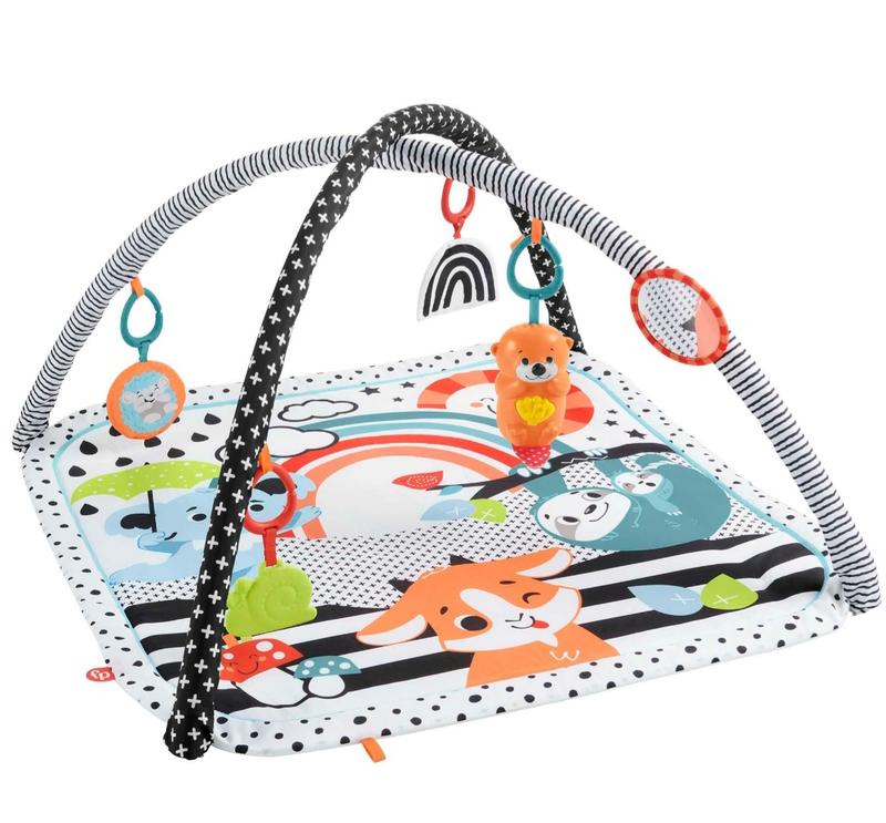 Fisher-Price 3-in-1 Music, Glow and Grow Gym Activity Play Mat