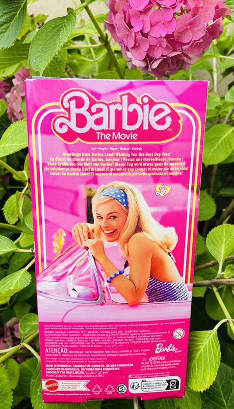 Barbie le film - Poupée Barbie robe rose vichy, HPJ96