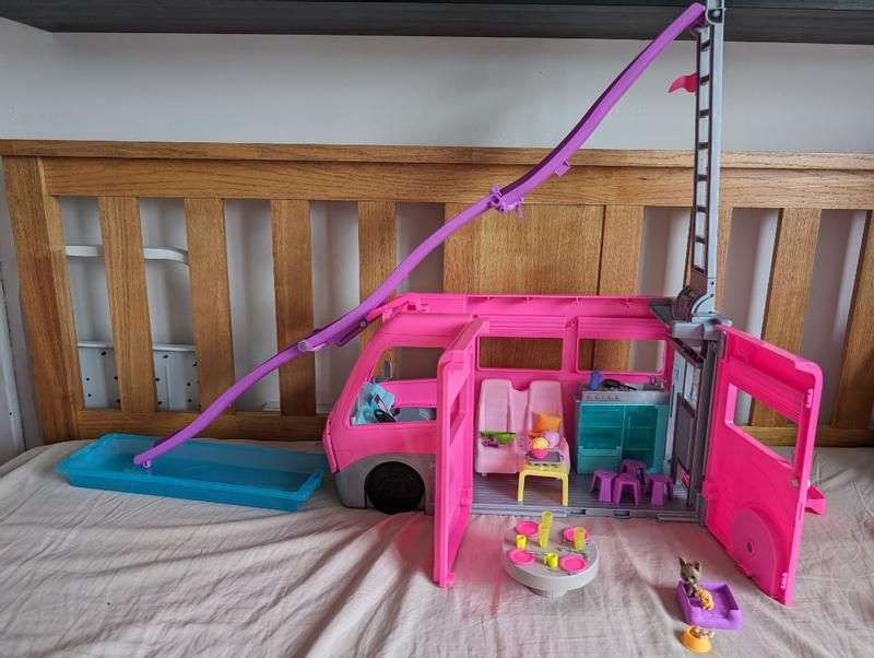 Asda barbie camper online van