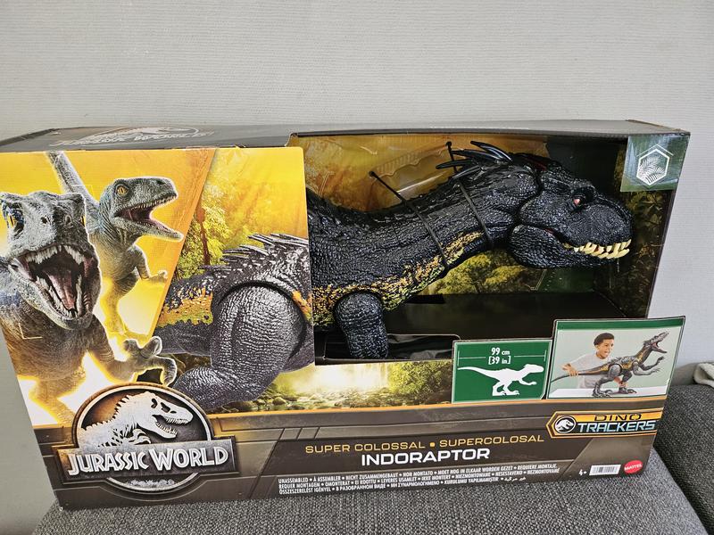 Mattel Jurassic World Indoraptor Supercolossale, Dinosauro Gigante 90 cm