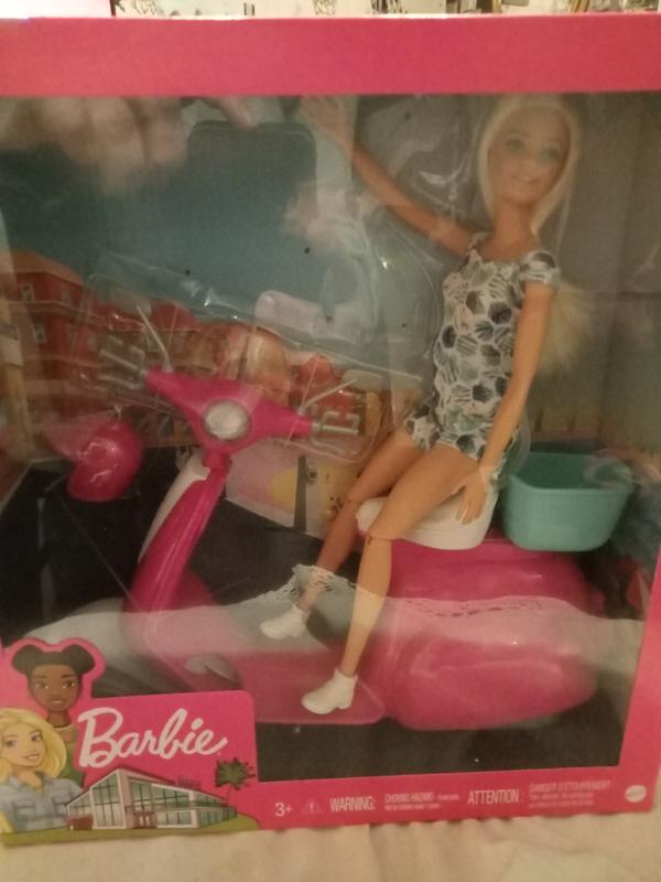 Barbie scooter best sale toys r us