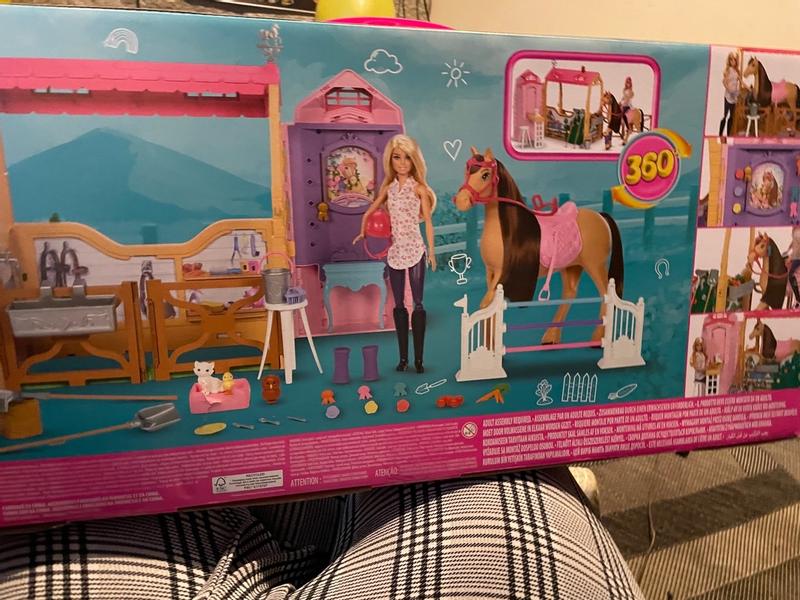 Barbie Mysteries The Great Horse Chase Stable Playset with Doll Toy Horse Accessories 25 Pieces Toys R Us Canada