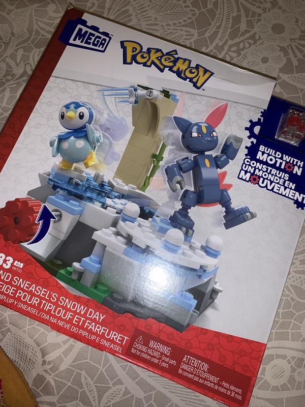 Pokemon Mega Adventure Builder Piplup and Sneasel's Snow Day Pack