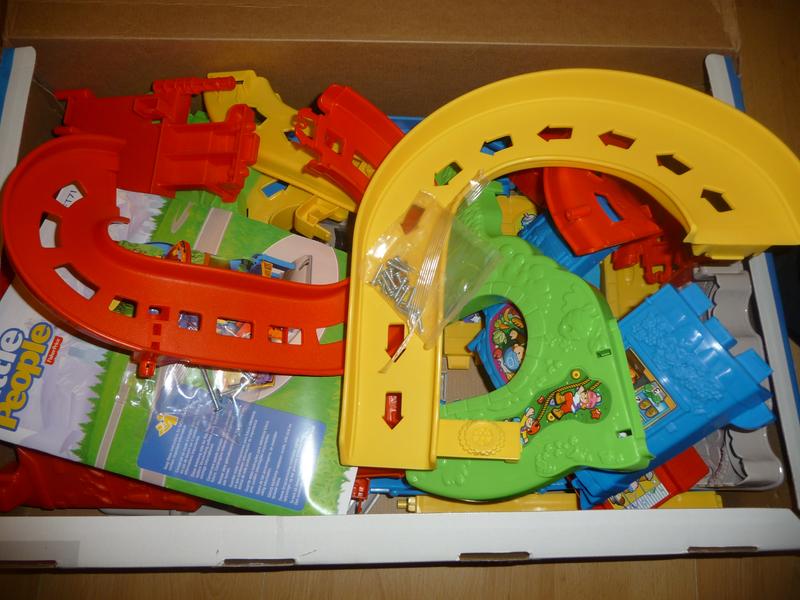 As it appears when you open the box. A big random pile...