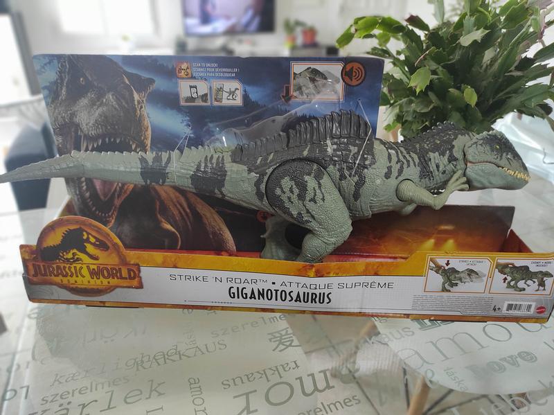 Jurassic World: Dominion Strike N Roar Giganotosaurus Dinosaur