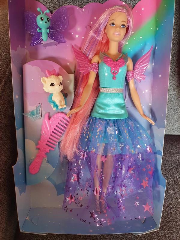 Barbie malibu Doll With Two Fairytale Pets From Barbie A Touch