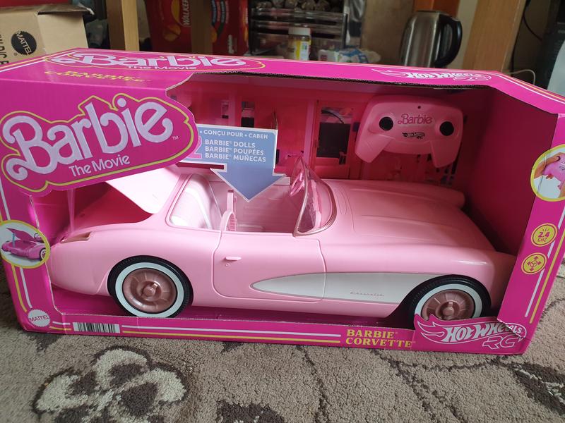 Hot Wheels RC Barbie Corvette Remote Control Corvette from Barbie The Movie Toys R Us Canada