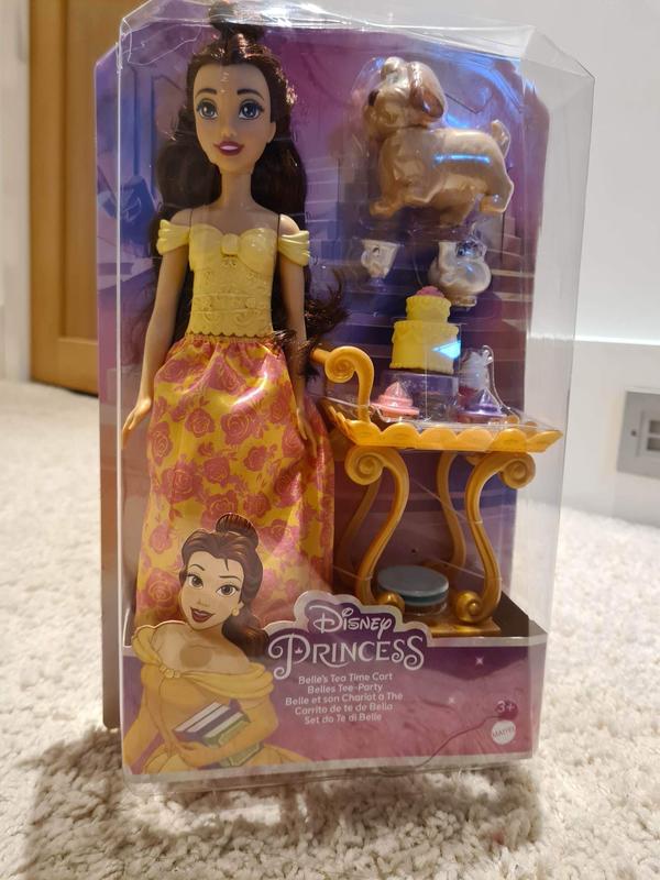 Mattel Disney Princess Toys, Belle Doll with Shiny Clothing, Tea Cart,  Friends and Food Pieces, Tea Time Cart Playset, Inspired Disney Movie -  Yahoo Shopping