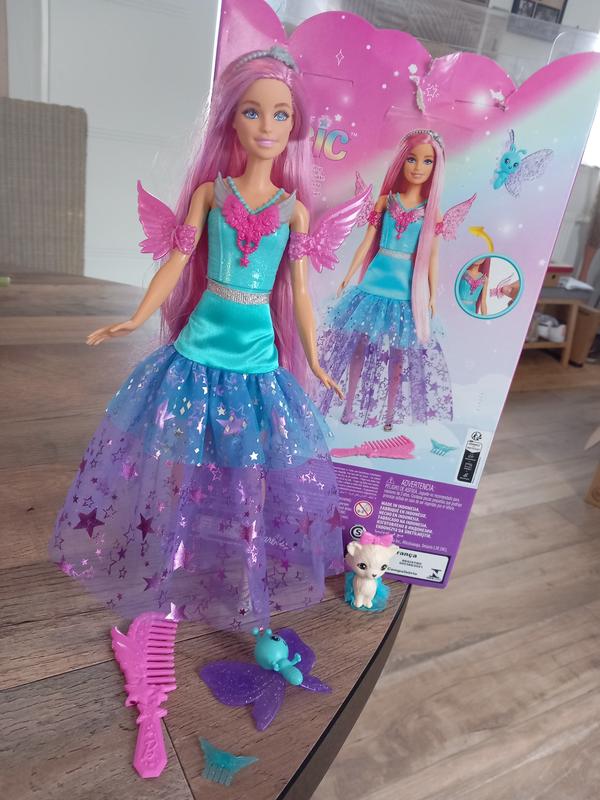 Déguisement robe de Barbie Mariposa pour fillette