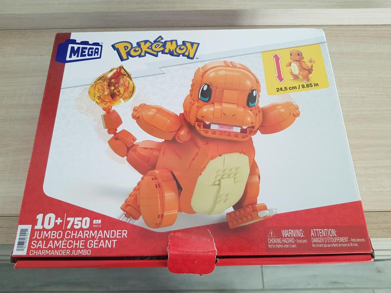 Mega construx - pokémon - salameche geant - jouet de construction