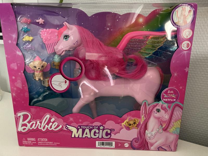 Cheval Pégase sonore et lumineux - Barbie A Touch Of Magic