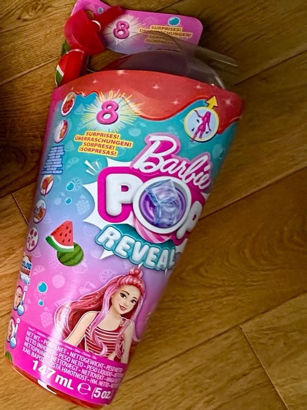 Buy Barbie Pop Reveal Fruit Series Watermelon Crush Doll, 8 Surprises  Include Pet, Slime, Scent & Color Change